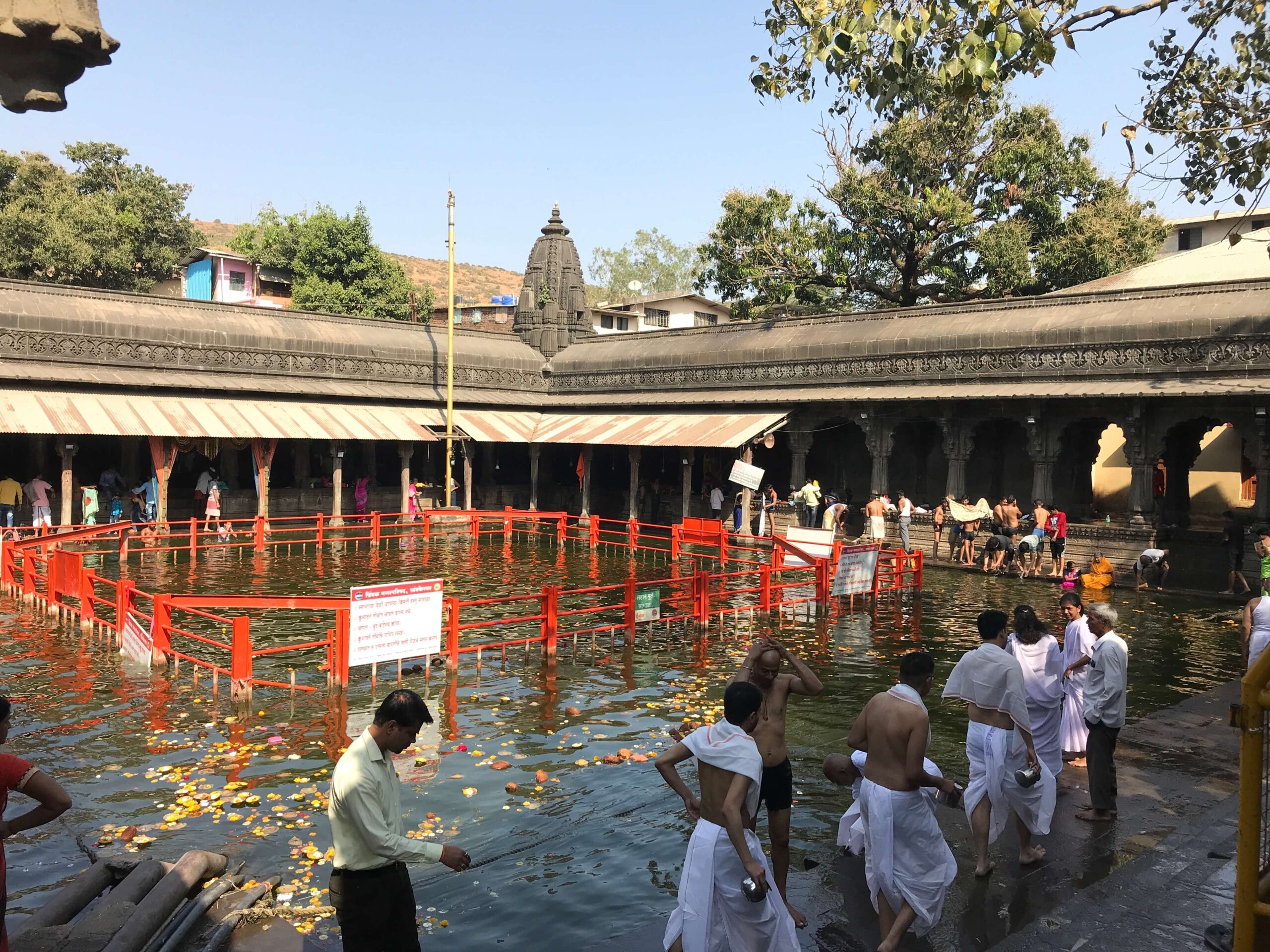 Holy pond Kushavarta at Trimbakeshwar